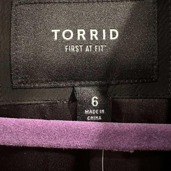 Plus Size Torrid Houndstooth Wool Jacket Size 6 (30) - Picture 8 of 9